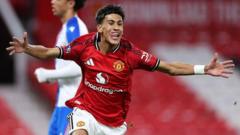 15 Yaşındaki JJ Gabriel, Manchester United'da A Takım'a Yükseldi