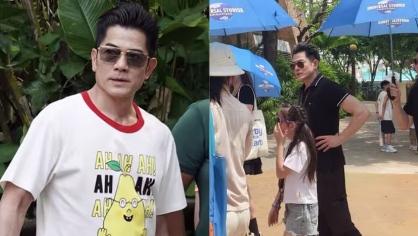 Aaron Kwok Ailesiyle Singapur'da Görüntülendi
