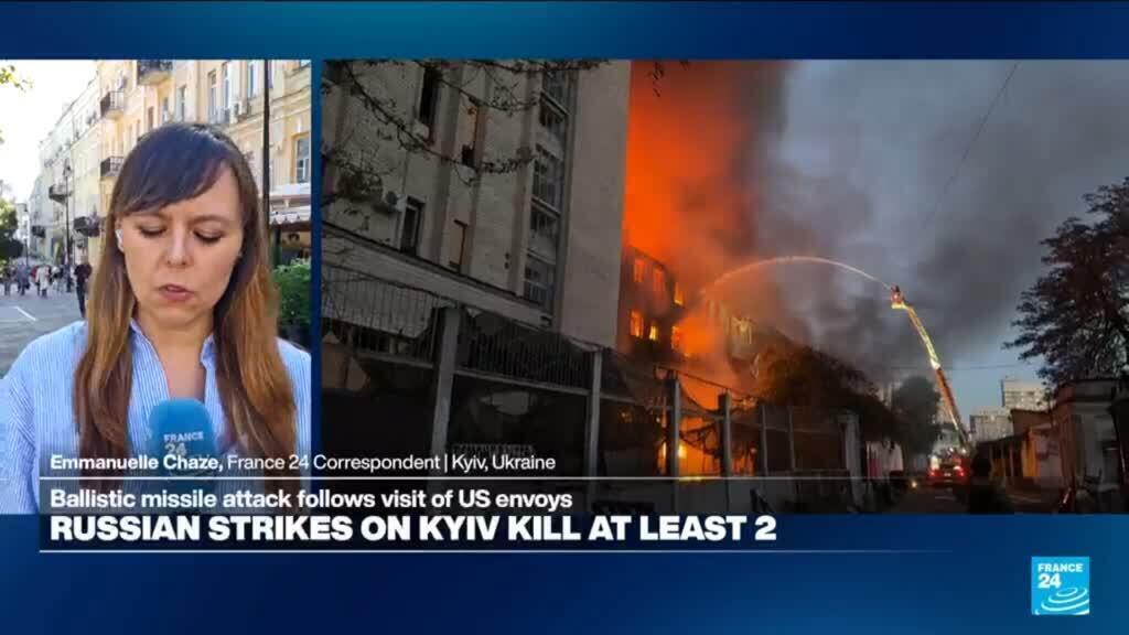 ABD heyetinin ziyaretinin ardından Rusya Kiev'i vurdu