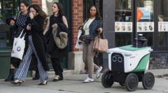 ABD'de teslimat robotlarına tepki büyüyor
