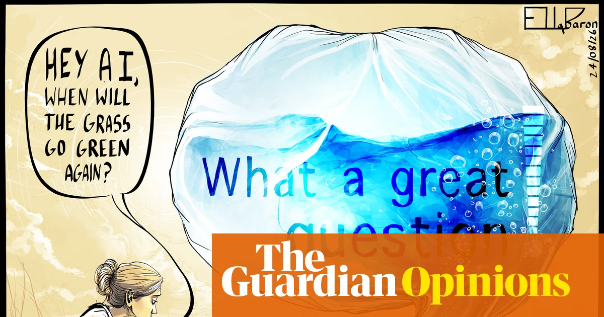 AI ve Kuraklık: Ella Baron'un Karikatürü Gündemde