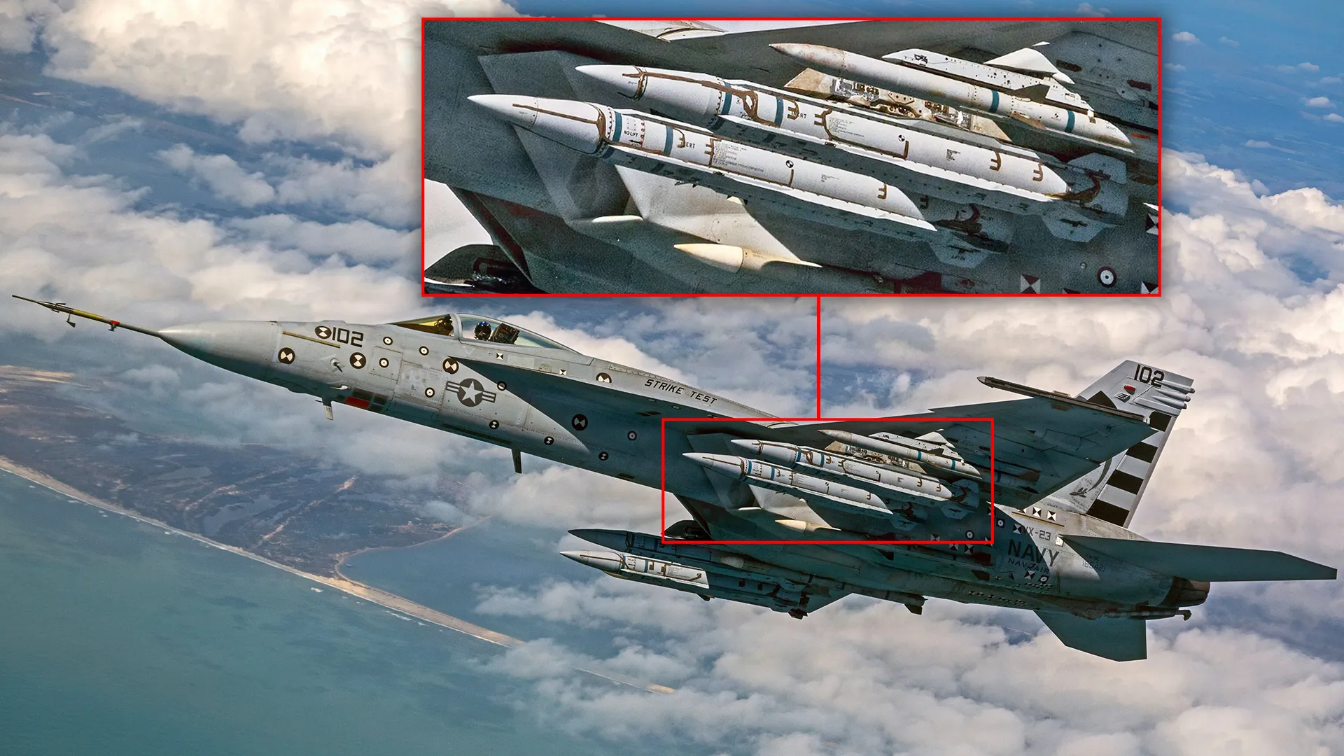 AIM-424 'Malice' Füzesi Gölgelerden Çıktı