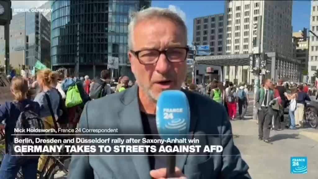 Almanya'da AfD zaferi protestolarla karşılandı