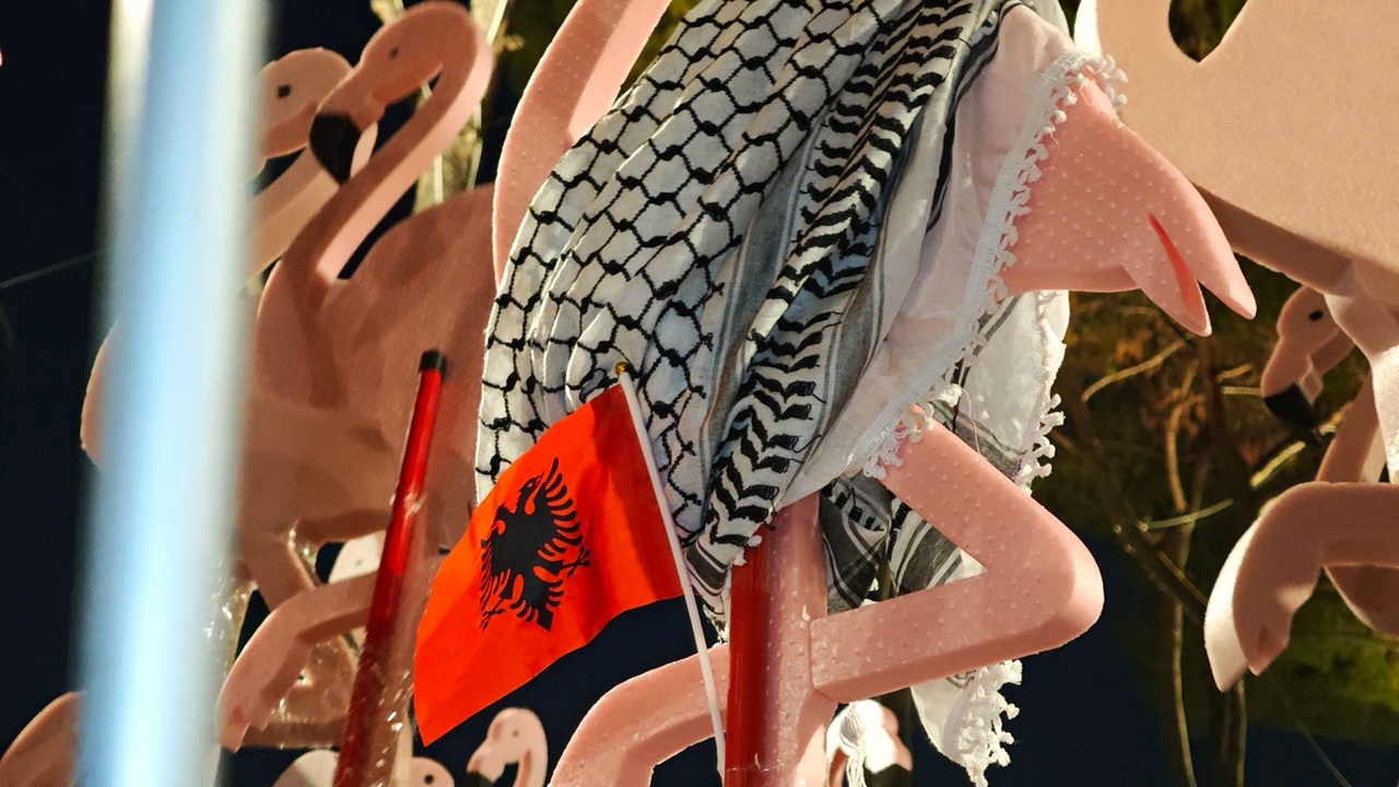 Arnavutluk'taki Flamingo Devrimi'ne İtalyan diasporası denizden destek verdi