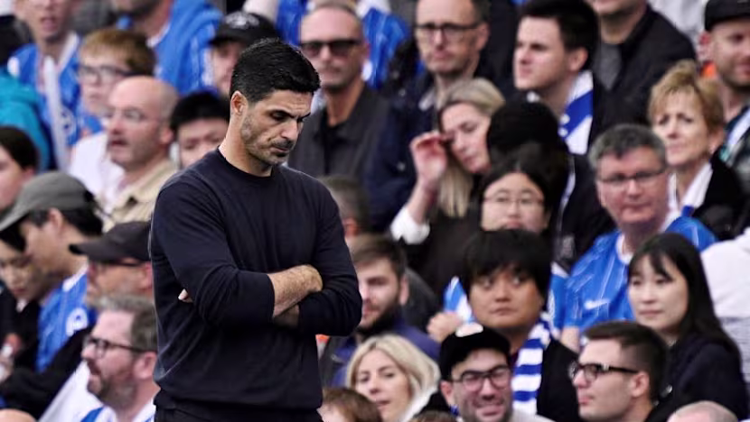 Arteta: Arsenal, Brighton yenilgisinden ders çıkaracak