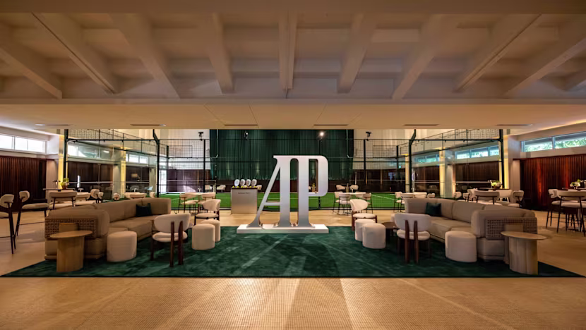 Audemars Piguet, Singapur'da padel tutkunlarını ağırlıyor