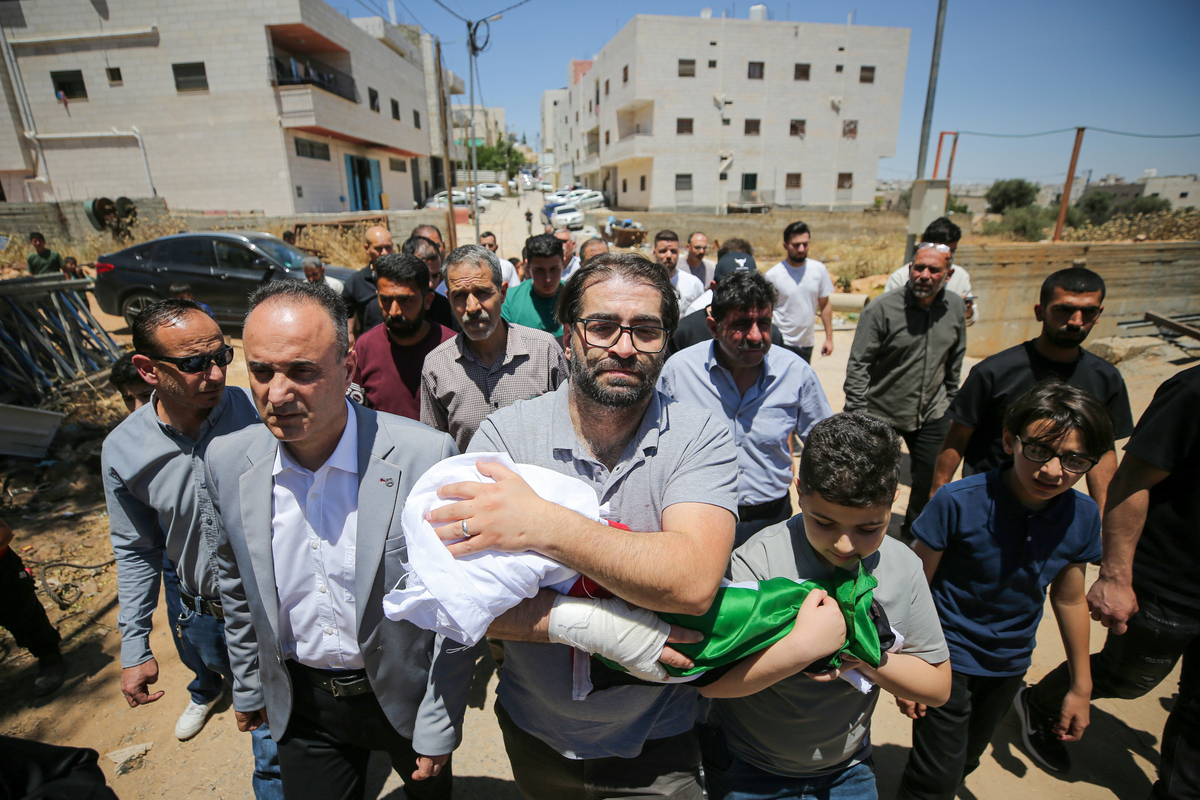 B'Tselem: İsrail askeri Batı Şeria'da 7 aylık bebeği vurdu