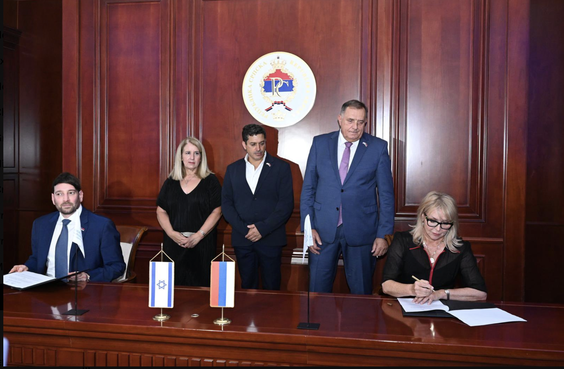 Balkans: Israel deepens ties with Bosnian Serb separatists through Banja Luka trade office