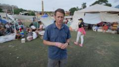 BBC, Venezuela'da Deprem Mağdurlarının Sığındığı Beyzbol Stadyumunda