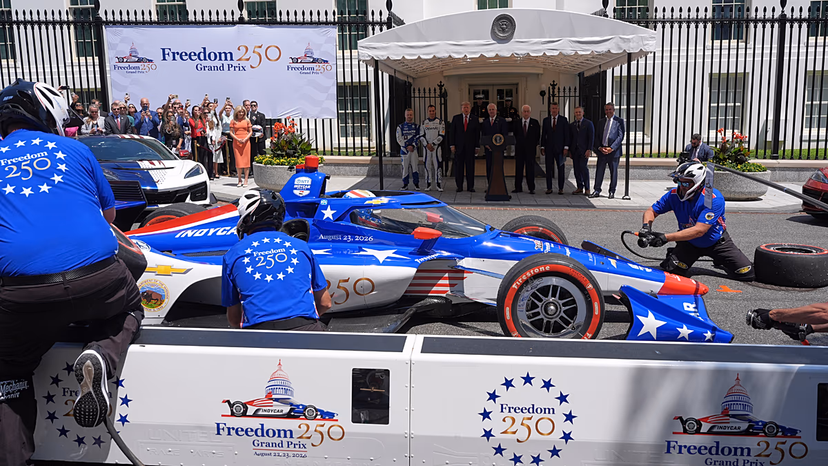 Beyaz Saray'da IndyCar Gösterisi: Trump'tan Özgürlük 250 Grand Prix Tanıtımı