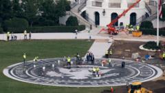 Beyaz Saray'a Trump Döneminde Yeni Helikopter Pisti: Tarihi Doku Değişiyor