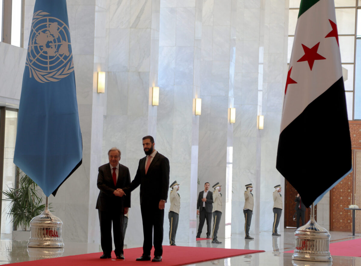 BM Genel Sekreteri Guterres, 2009'dan sonra ilk kez Şam'da
