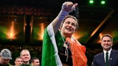 Boks Efsanesi Katie Taylor Croke Park'ta Veda Etti