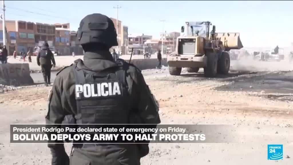 Bolivya'da olağanüstü hal: Ordu protestoculara karşı seferber oldu