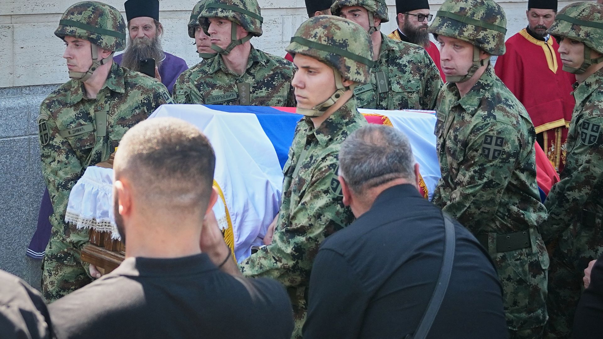 Bosna Kasabı Ratko Mladic'in Cenazesi Belgrade'de Toplandı