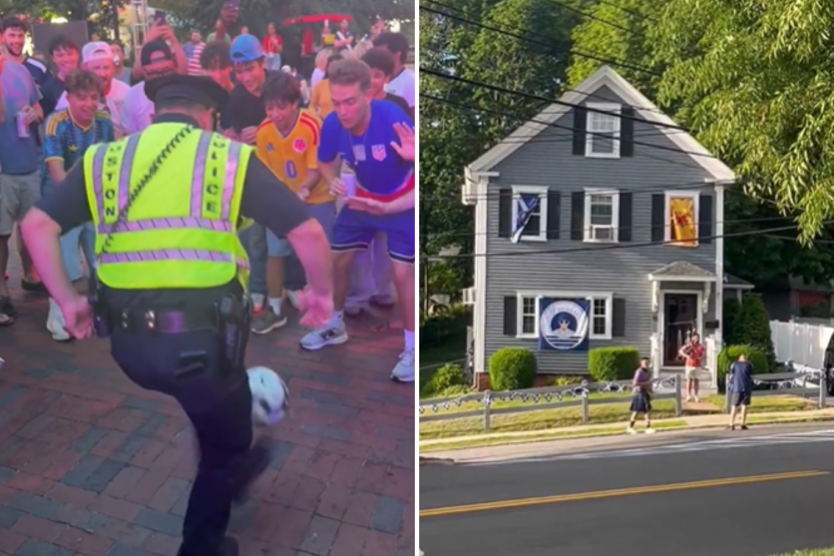 Boston'u İstila Eden İskoç Taraftarlar: Trafik Konileri ve Gaydalar
