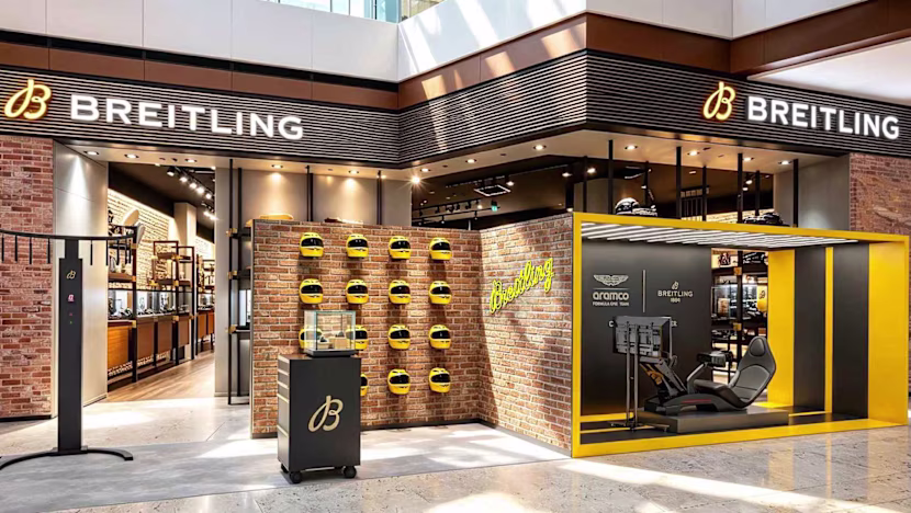Breitling ve Aston Martin F1, Singapur'da pop-up mağaza açtı