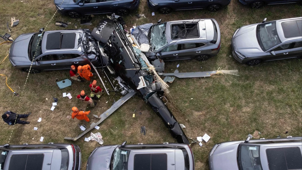 Brezilya'da helikopter çarpıştı: 6 ölü