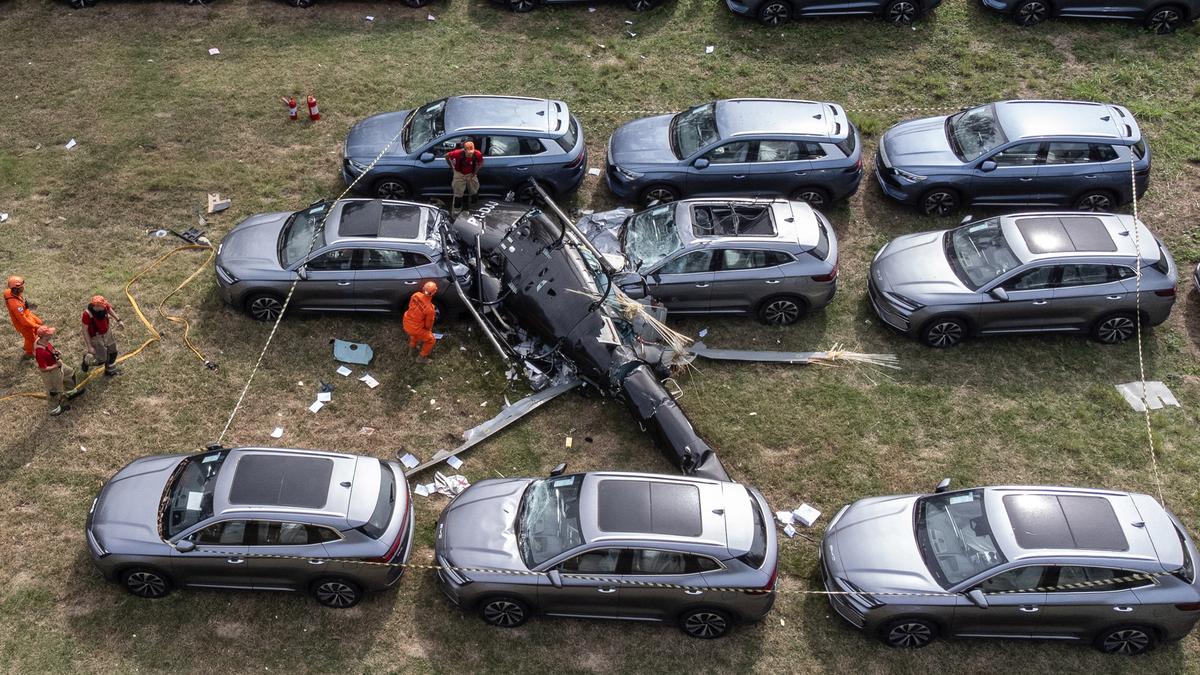 Brezilya'da helikopterler çarpıştı: 6 ölü
