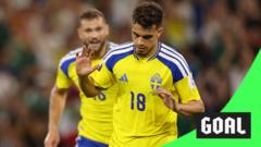 Brighton'lı Ayari İsveç'e Gol Attı, Kutlamadı