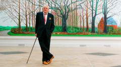 Britanyalı Sanatçı David Hockney'nin Hayatı Fotoğraflarla
