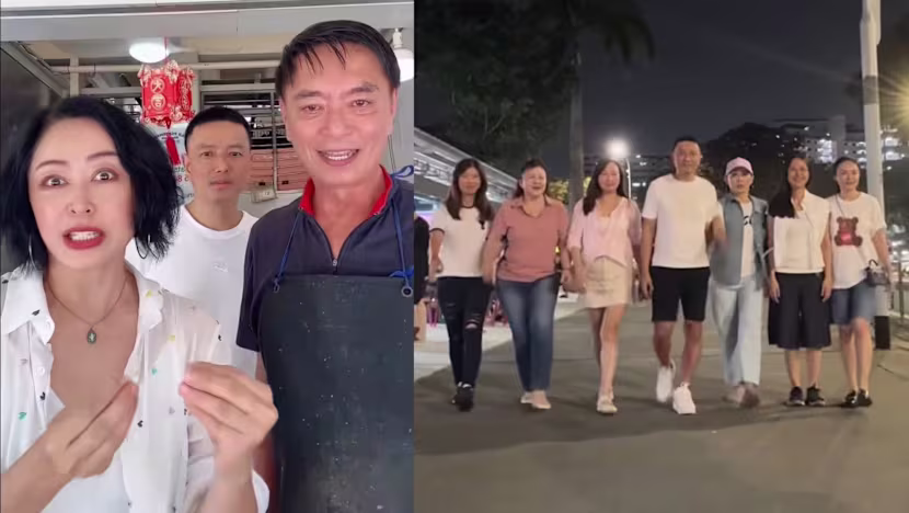 Cassandra See ve Eski Mediacorp Yıldızları, Huang Yiliang’ın Yengeç Bihun Dükkanını Ziyaret Etti