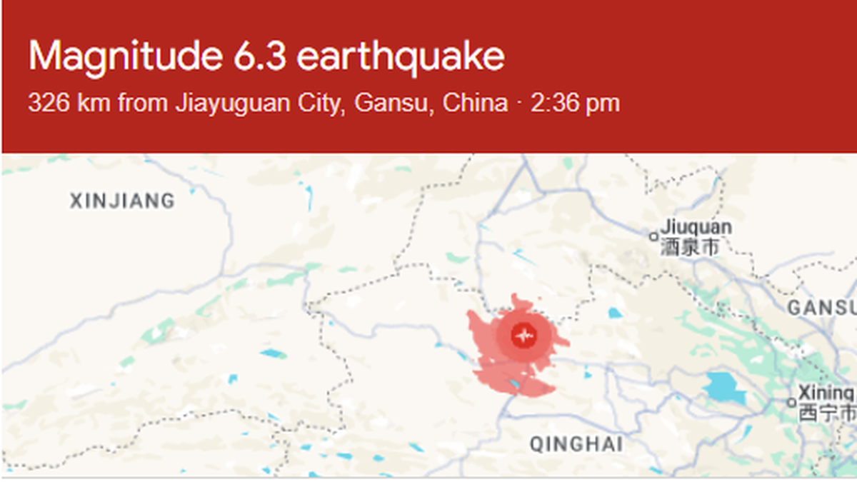 Çin'de 6,3 Büyüklüğünde Deprem: Qinghai Sarsıldı
