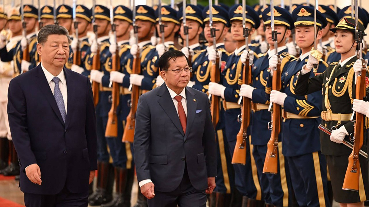 Çin'den Myanmar'a tam destek: Xi, Min Aung Hlaing ile bir araya geldi