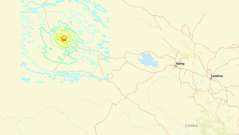 Çin'in Çinghay bölgesinde 6.3 büyüklüğünde deprem: 1 ölü, 4 yaralı