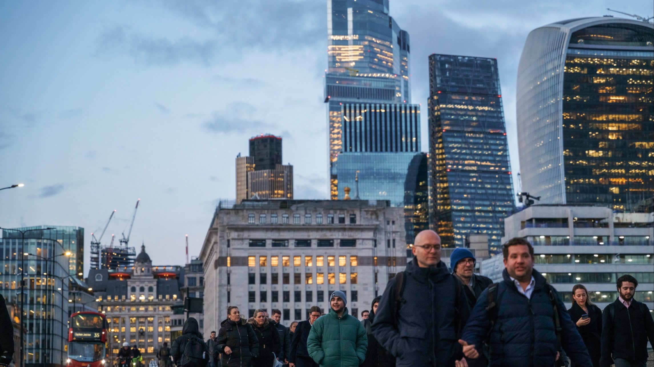City of London ofis kiraları West End seviyelerine yaklaşıyor