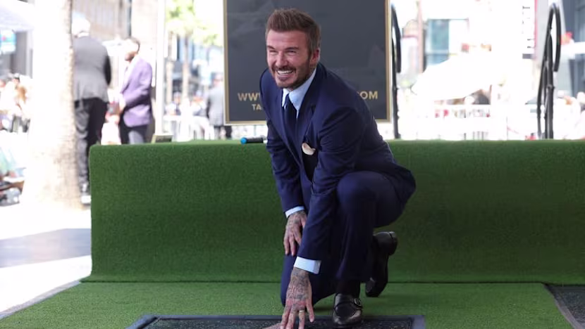 David Beckham, Los Angeles'ta Hollywood Walk of Fame'de Yıldızıyla Onurlandırıldı