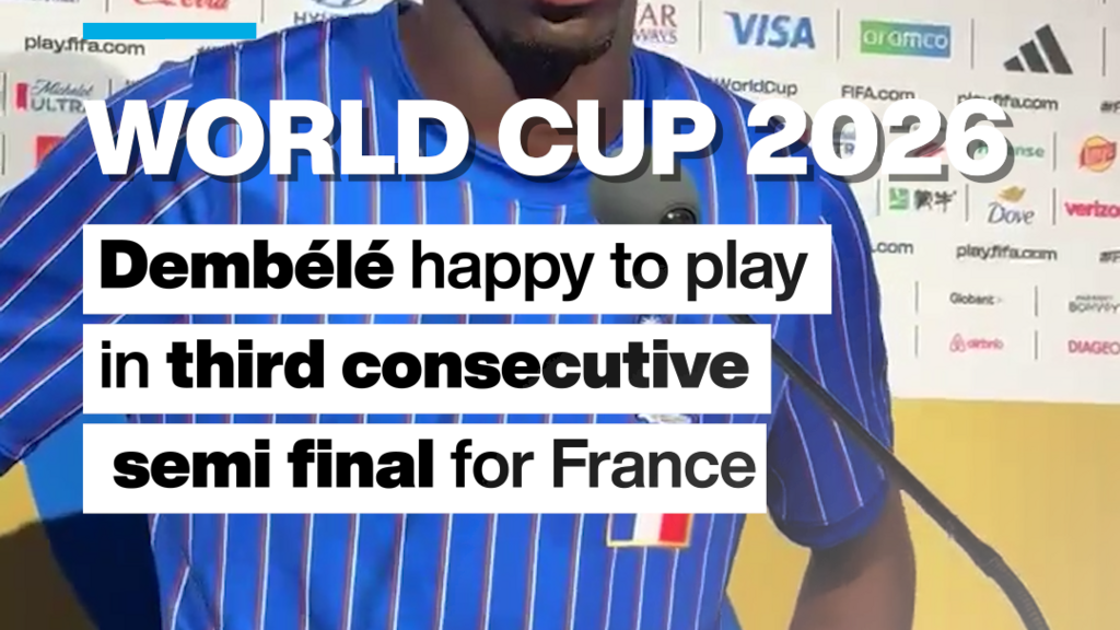 Dembélé 3. Dünya Kupası yarı finaline hazırlanıyor