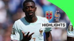 Dembele'nin hat-trick'i Fransa'yı grubun zirvesine taşıdı