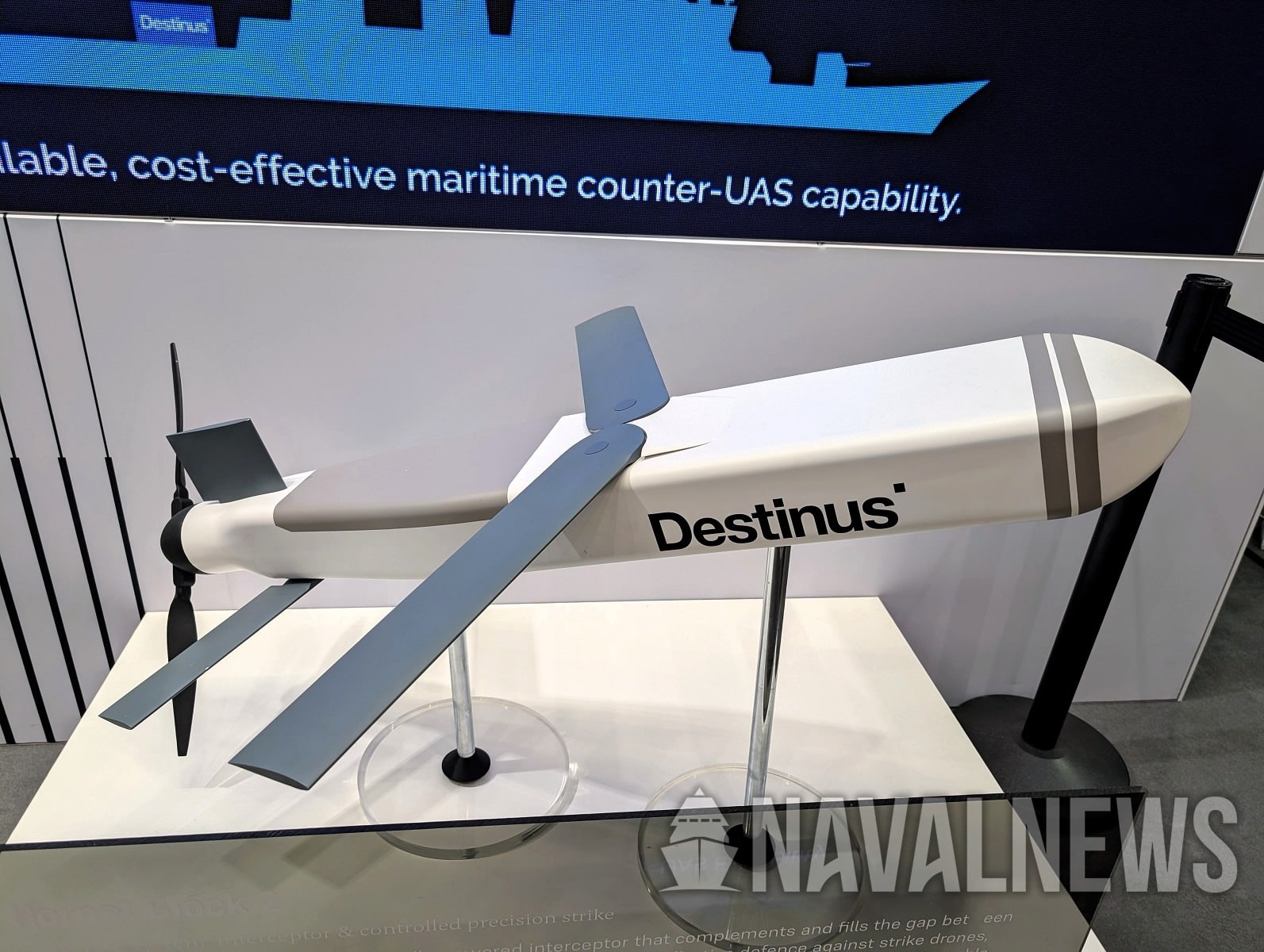 Destinus, Hollanda Kraliyet Donanması için Hornet B2 Donanma C-UAS Geliştirecek