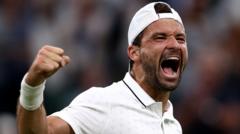 Dimitrov, Wimbledon'da geçen yılın acısını sildi
