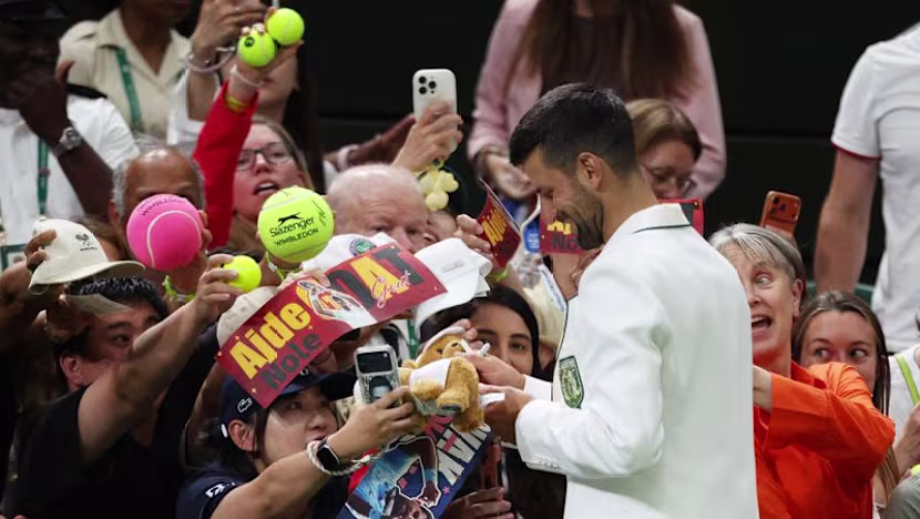 Djokovic top kızını korkuttu, ardından McIlroy'un Yeşil Ceketi'ne göz dikti