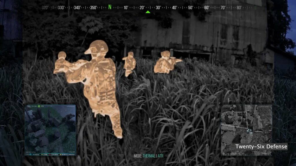 Drone ve sensörlerle dolu savaş alanında asker hayatta kalma rehberi