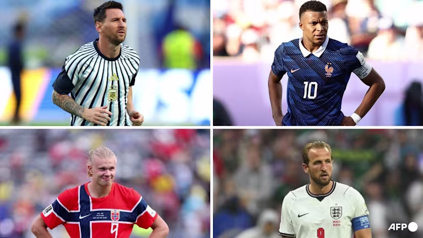 Dünya Kupası Gol Krallığı Yarışında Messi, Mbappe, Haaland ve Kane Öne Çıkıyor
