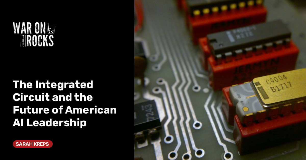 Entegre Devre ve Amerikan Yapay Zeka Liderliğinin Geleceği