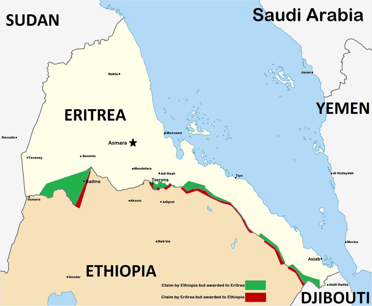 Eritre: Etiyopya Bölgeyi İstikrarsızlaştırıyor