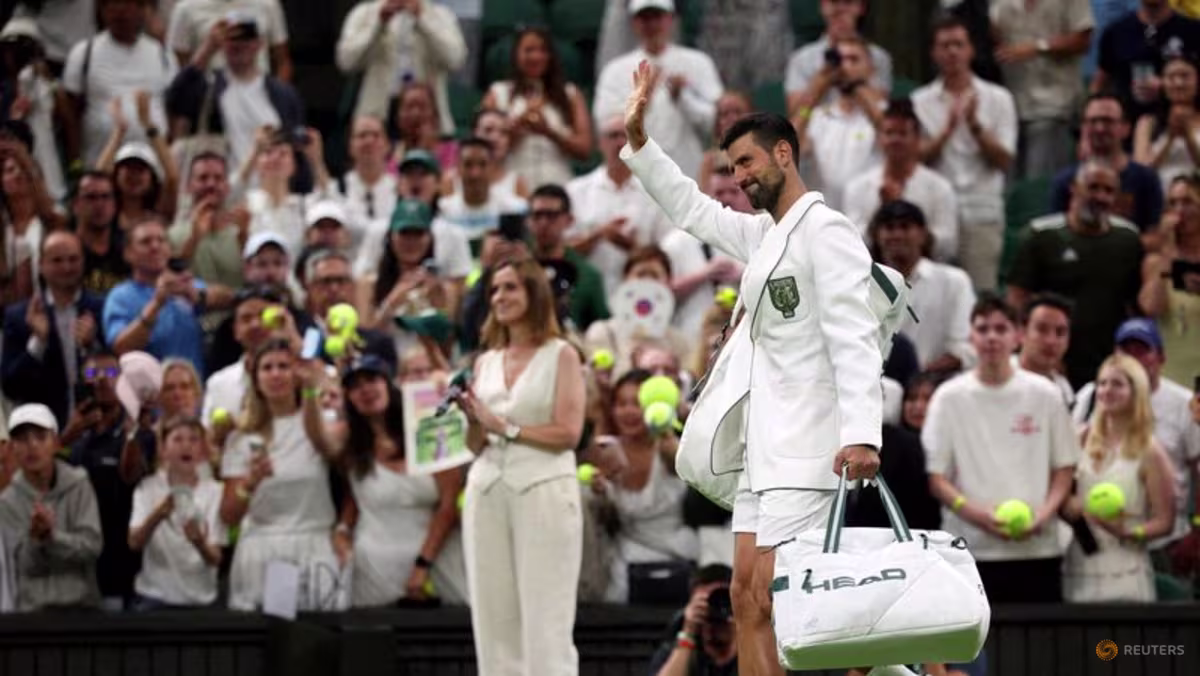 Erkek tenisçiler Wimbledon'da moda akımına katılıyor