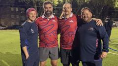Eski NFL Yıldızı Kelce Rugby Sahnesinde: London Amatör Takımıyla Antrenman