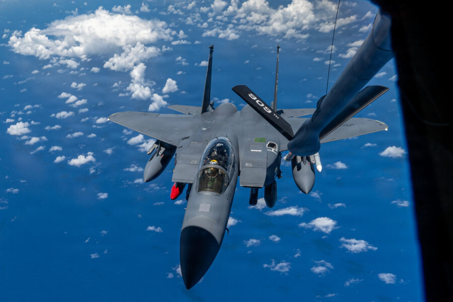 F-15EX, Kadena’ya Geçici Ziyaretle Pasifik’te Güç Gösterisi Yapıyor
