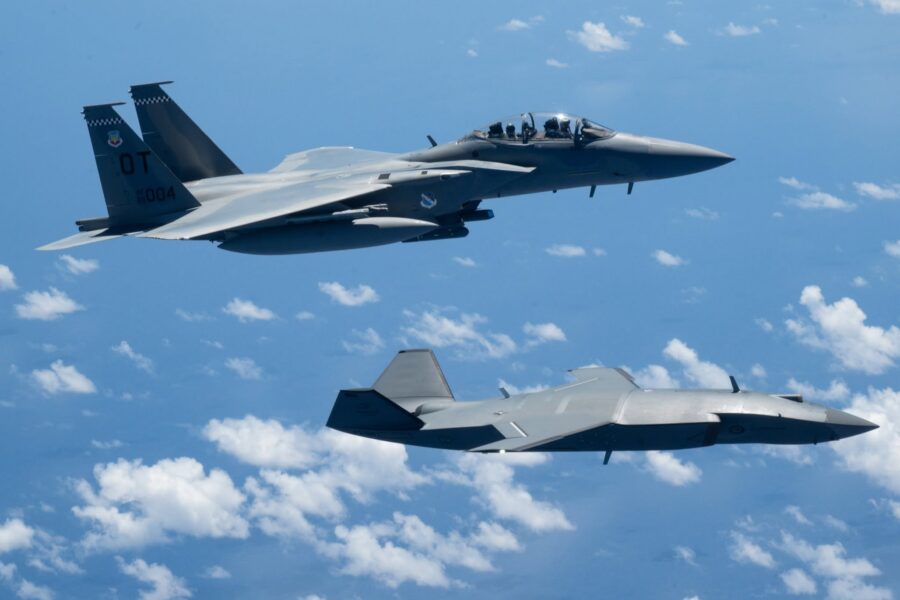 F-15EX, Pasifik'te İnsansız Savaş Uçağıyla Uçtu