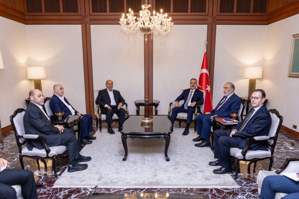 Fidan, Hamas'ın yeni siyasi lideri Halil el-Hayya ile Ankara'da görüştü