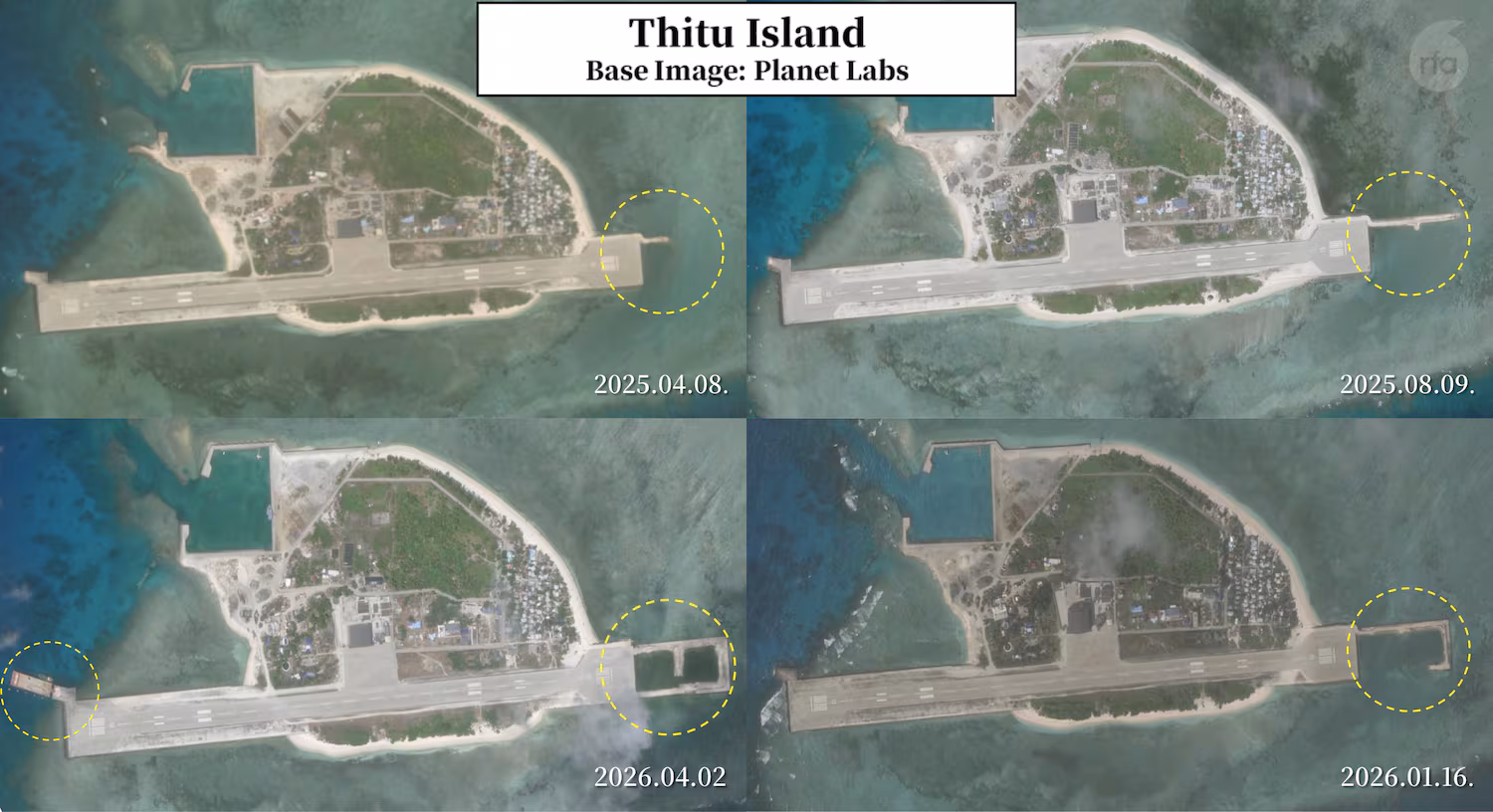 Filipinler Spratly'de iki adaya inşaata başladı