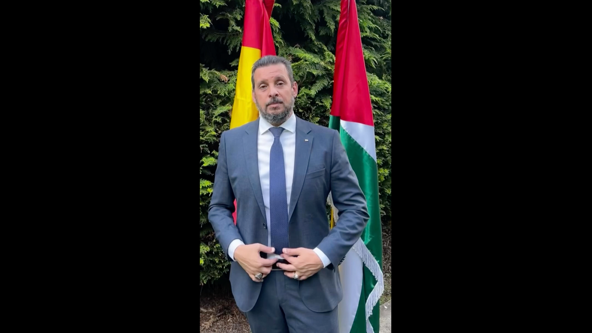 Filistin'in İspanya Büyükelçisi Fadi Elhusseini Göreve Başladı