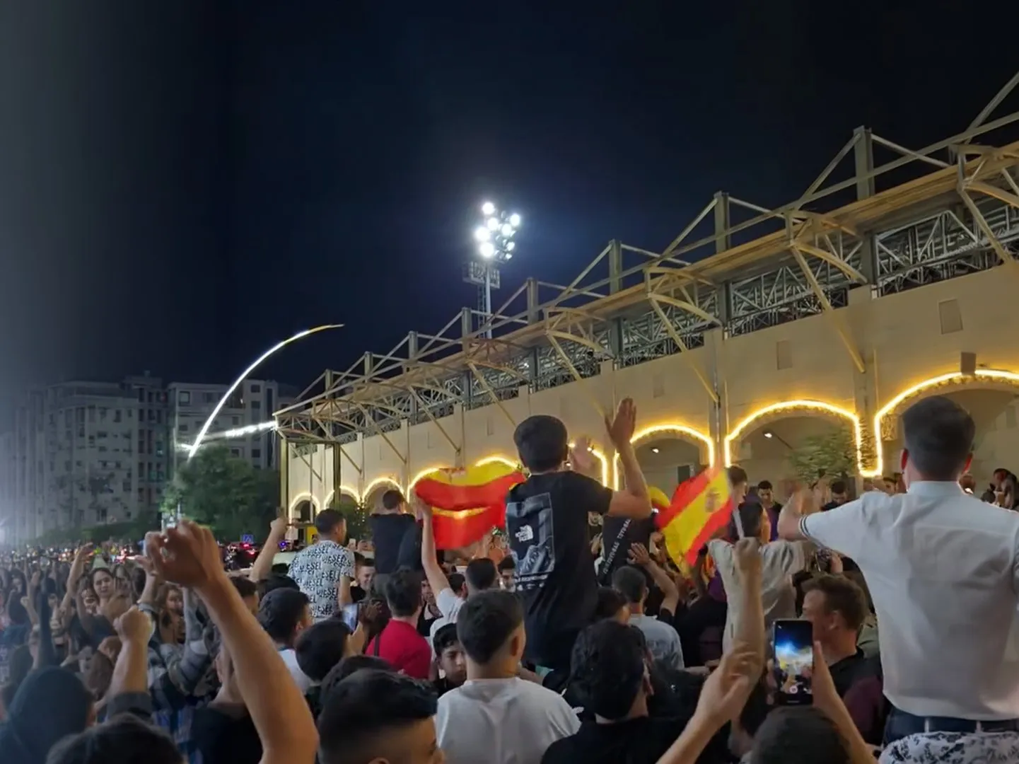 Filistinliler İspanya'nın Dünya Kupası zaferini coşkuyla kutladı