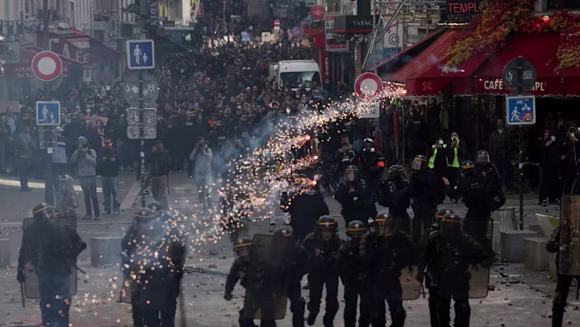Fransa'da Geçim Sıkıntısı Protestoları: Polis ve Göstericiler Çatıştı