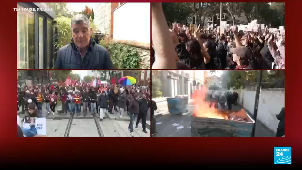 Fransa'da Sarı Yelekliler ve sendikalar sokağa çıkıyor: 70 bin polis görevde